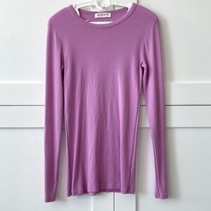 Kettlewell Hetta pima/modal LS tee in Soft Orchid EUC